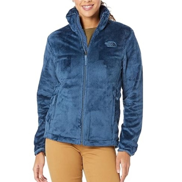 The North Face Jackets & Blazers - The North Face Blue Osito Full Zip Fleece Reversible Puffer Jacket